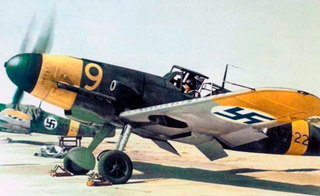 A Messerschmitt Bf 109G of the Finnish Air Force. Though the swastika is associated with Fascist Germany, the Finns used it as a symbol of good fortune, and it marked their aircraft from 1918-1945. (Author unknown)